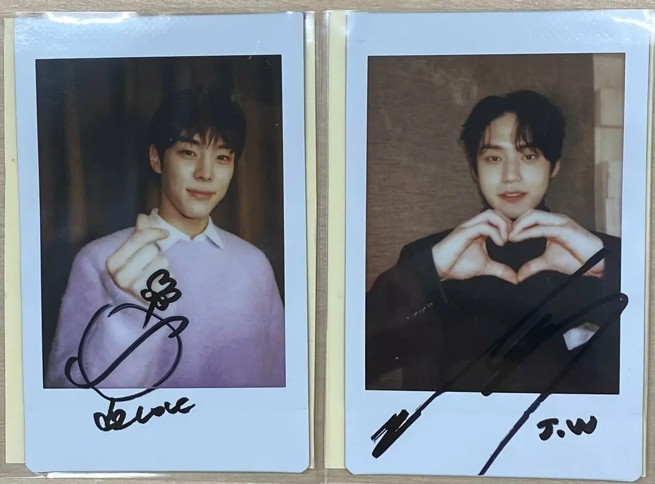 (B)(C)サイン入写真 各1名様 (左)ユン・ソビン(右)キム・ジウン