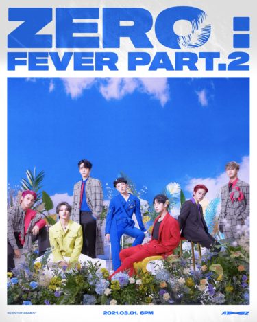 グローバルK-POPグループATEEZ  韓国で3月1日発売の新アルバム「ZERO : FEVER Part.2」正規日本輸入盤、最速予約開始!  オンラインリリースイベントの開催も決定!