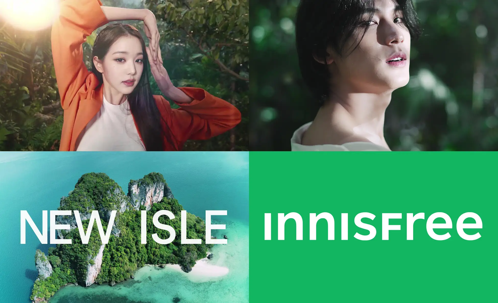 NNISFREE「THE NEW ISLE」キャンペーンを開始 チャン・ウォニョン、SEVENTEENのMINGYUを新ブランドモデルとして起用
