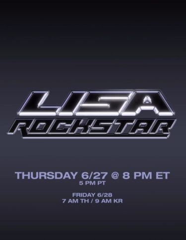 「BLACKPINK」のLISA、ソロカムバック予告ティザー。6月27日「LISA ROCKSTAR」